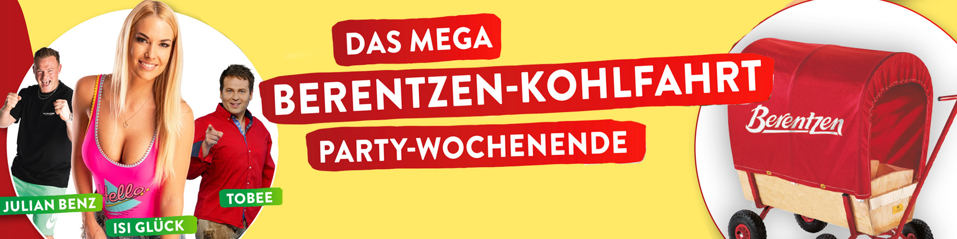 Kohlfahrt Wangerland Berentzen 2027 Isi Glück, Julian Benz, Tobee